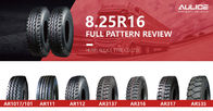 Mixed Pavement 8.25R16 Tyres Tubeless Long Mileage Truck And Bus Tires