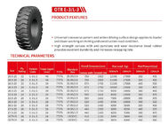 26.5-25 Bias Ply Off Road Tires , Aulice 25 Inches All Terrain Tires OTR BIAS Tyres Deep Groove E-3/L-3 AE803