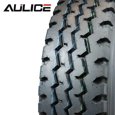 Natural Rubber 11r22.5 Tubeless Truck Tires With Zigzag Pattern