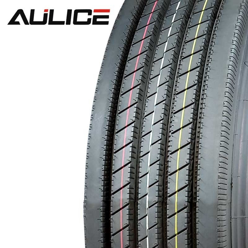 Rib Pattern 12r22.5 Drive Tires Aulice Tubeless Radial Tbr Tires Natual Rubber