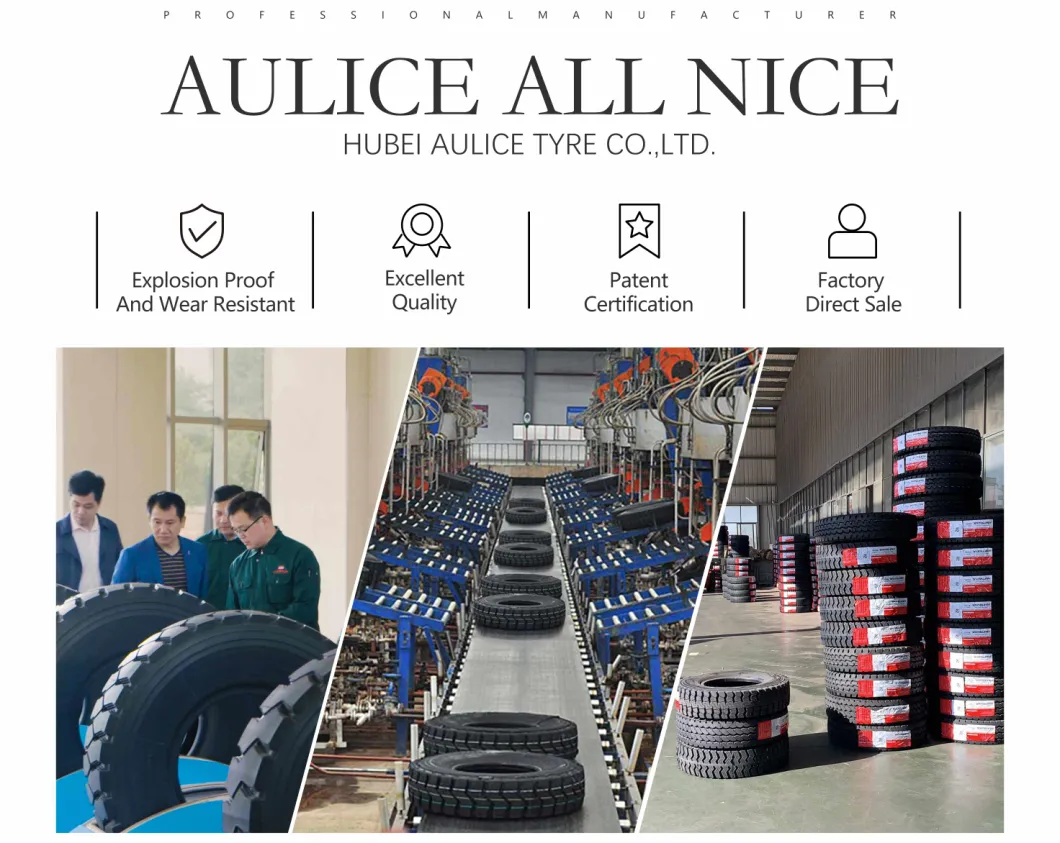 Aulice Bus Truck Tyres, High Overload Capacity and Long Mileage Truck Tyre Tire, R20 Truck Tires